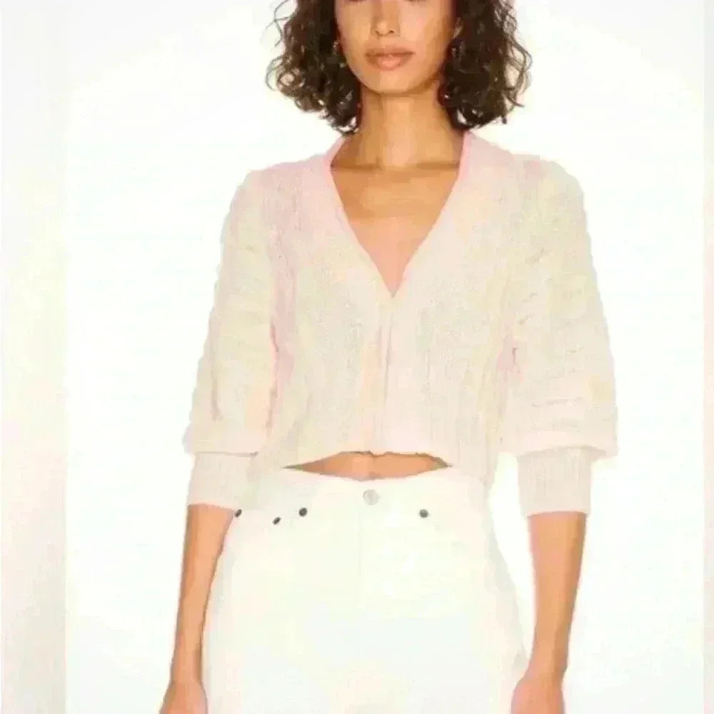 Tularosa casha blush coquette Cardigan small